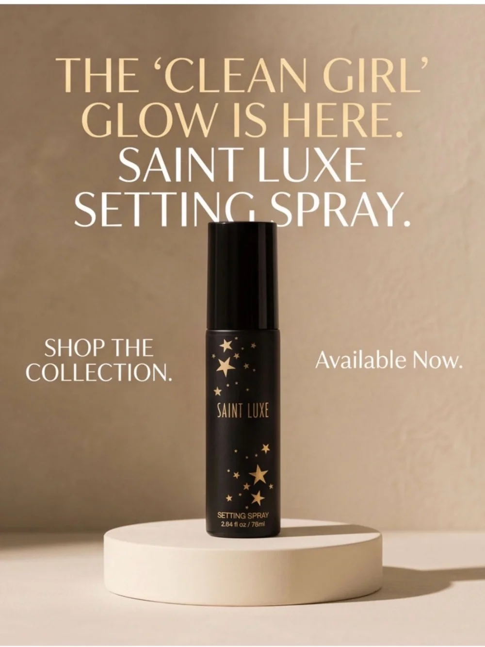 Saint Luxe Setting Spray 2.64 fl oz Full Size New Dewy Finish Makeup Mist
